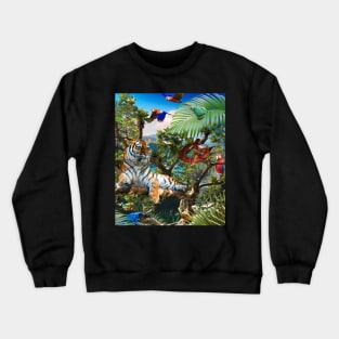 Jungle Animals Crewneck Sweatshirt